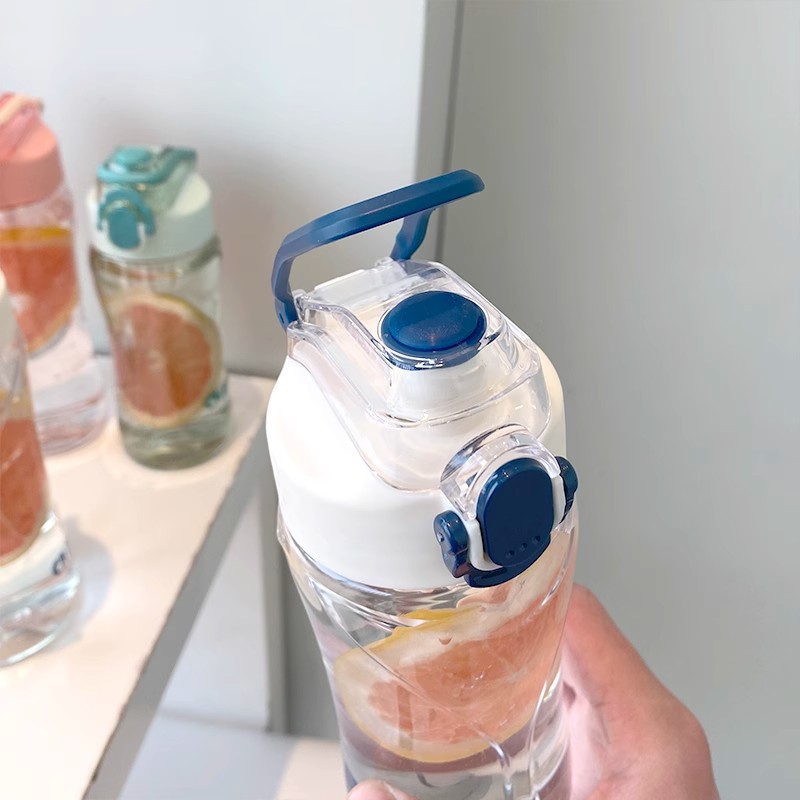 Large-capacity sports water cups for both men and women, outdoor cups, simple and high appearance level, fitness water bottles, basketball, carry water bottles Specification drawing