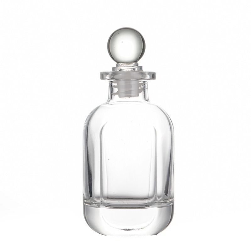 Retro thickened glass aromatherapy bottle, 100ml, bayonet glass bottle, flameless essential oil perfume bottle, empty bottle, home decoration item Item Picture