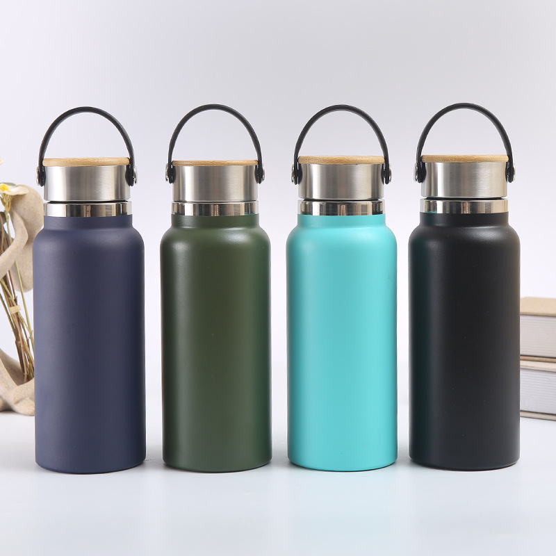 New 32OZ space water bottle, double-layer stainless steel sports water bottle, double-layer vacuum insulated cup, outdoor sports water cup details Picture