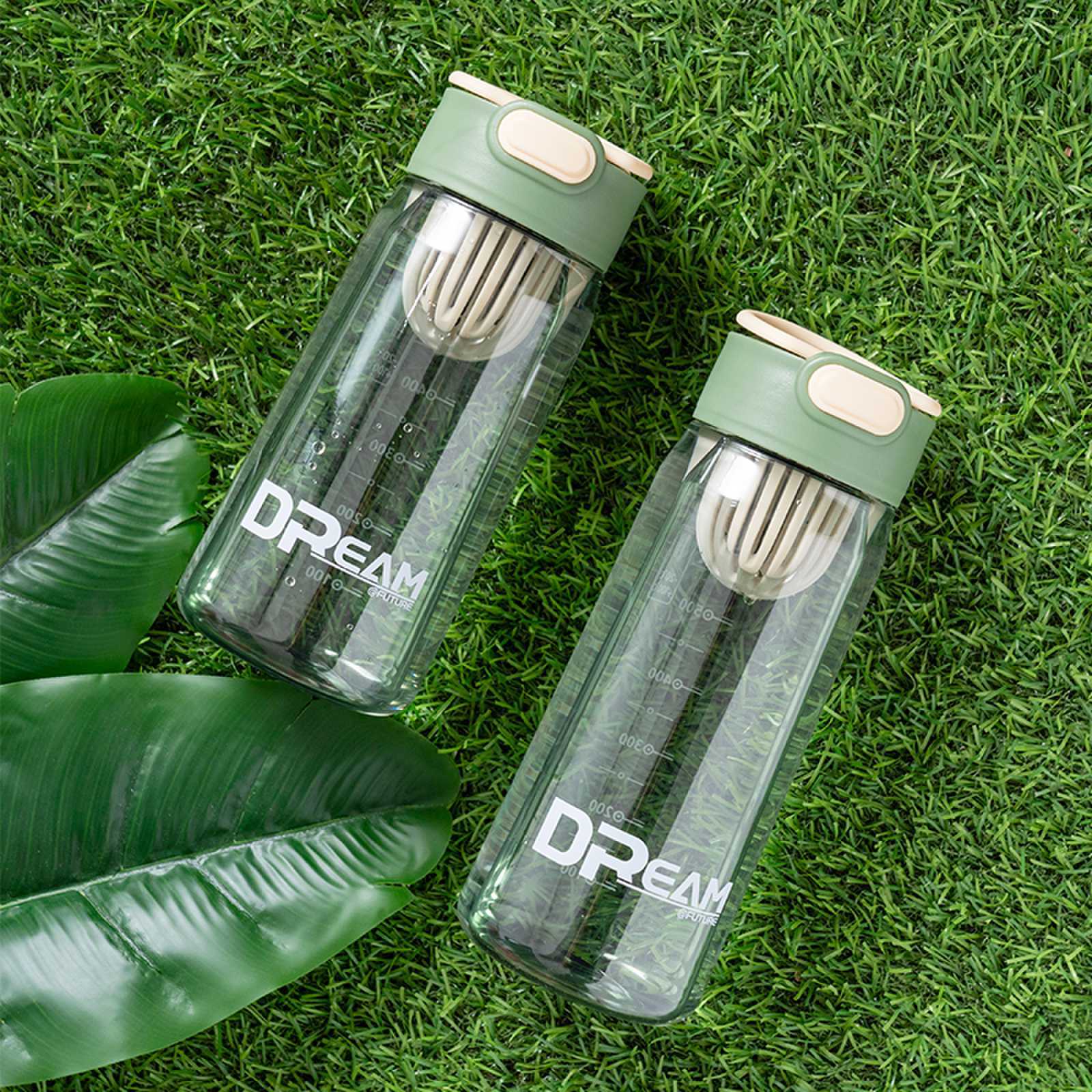 Yitong Simple sports cup with tea rack, large-capacity cup for boys and girls to go to school in summer, high-temperature resistant water cup details Picture