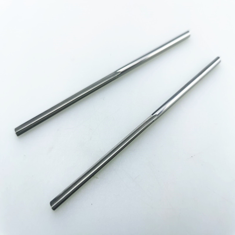 Tungsten steel reamer straight groove extended reamer machine, YG10X hard alloy integral straight handle reamer 5-20*150 Item Picture
