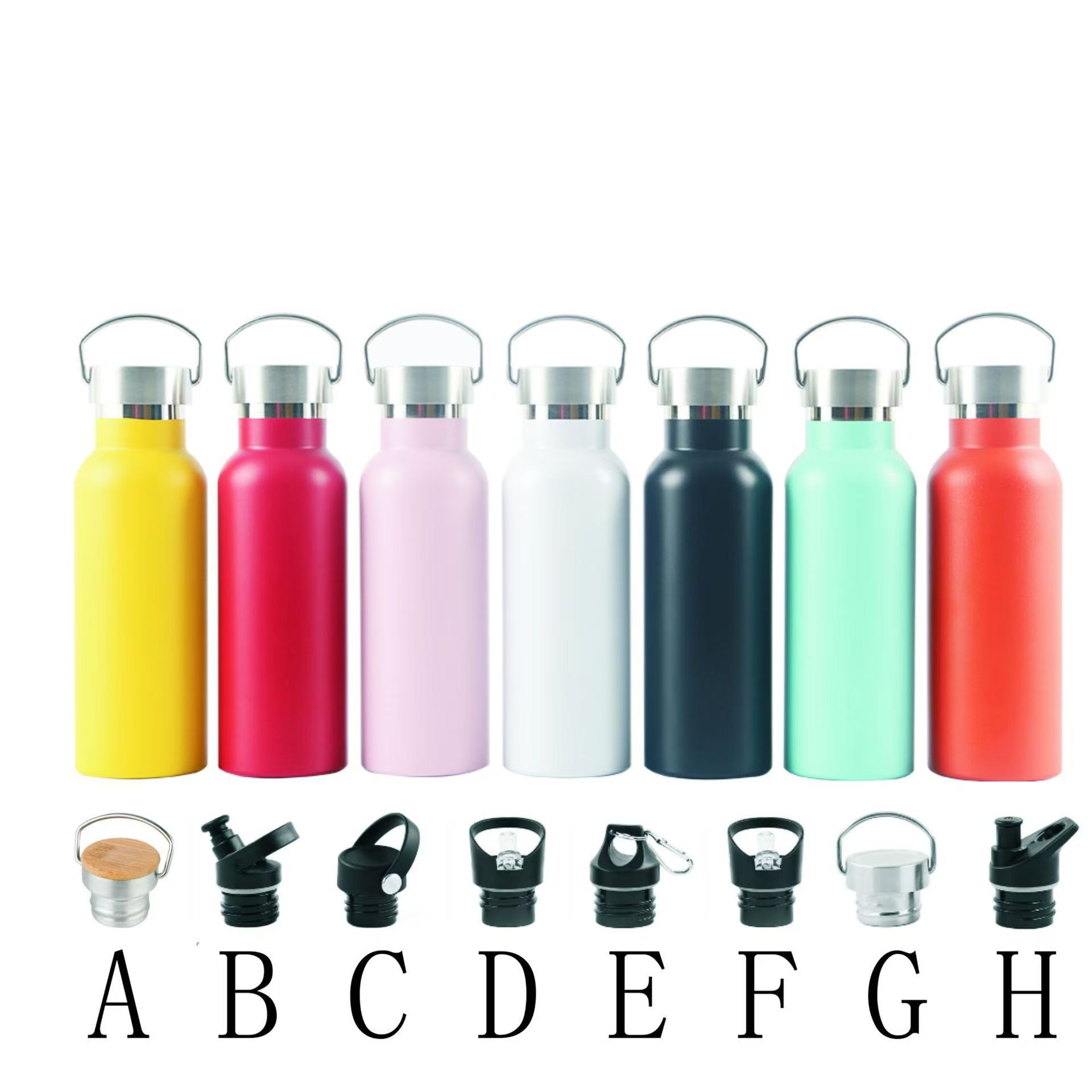 Customized American-style large-mouth insulated cup, large-capacity portable outdoor sports water cup for men and women, double-layer vacuum hand-held water bottle details Picture