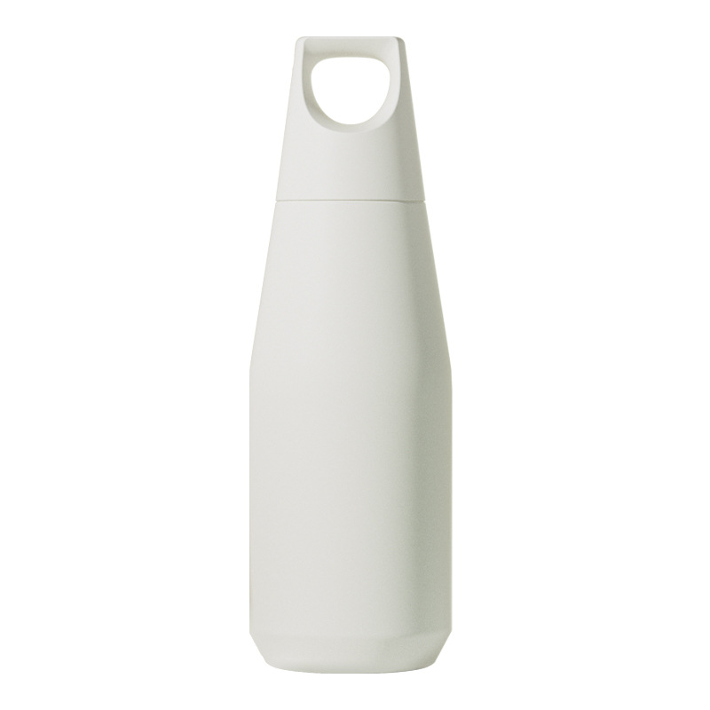 2024 New large-mouth conical stainless steel vacuum cola cup with handle, outdoor heat and cold preservation sports water cup Item Picture