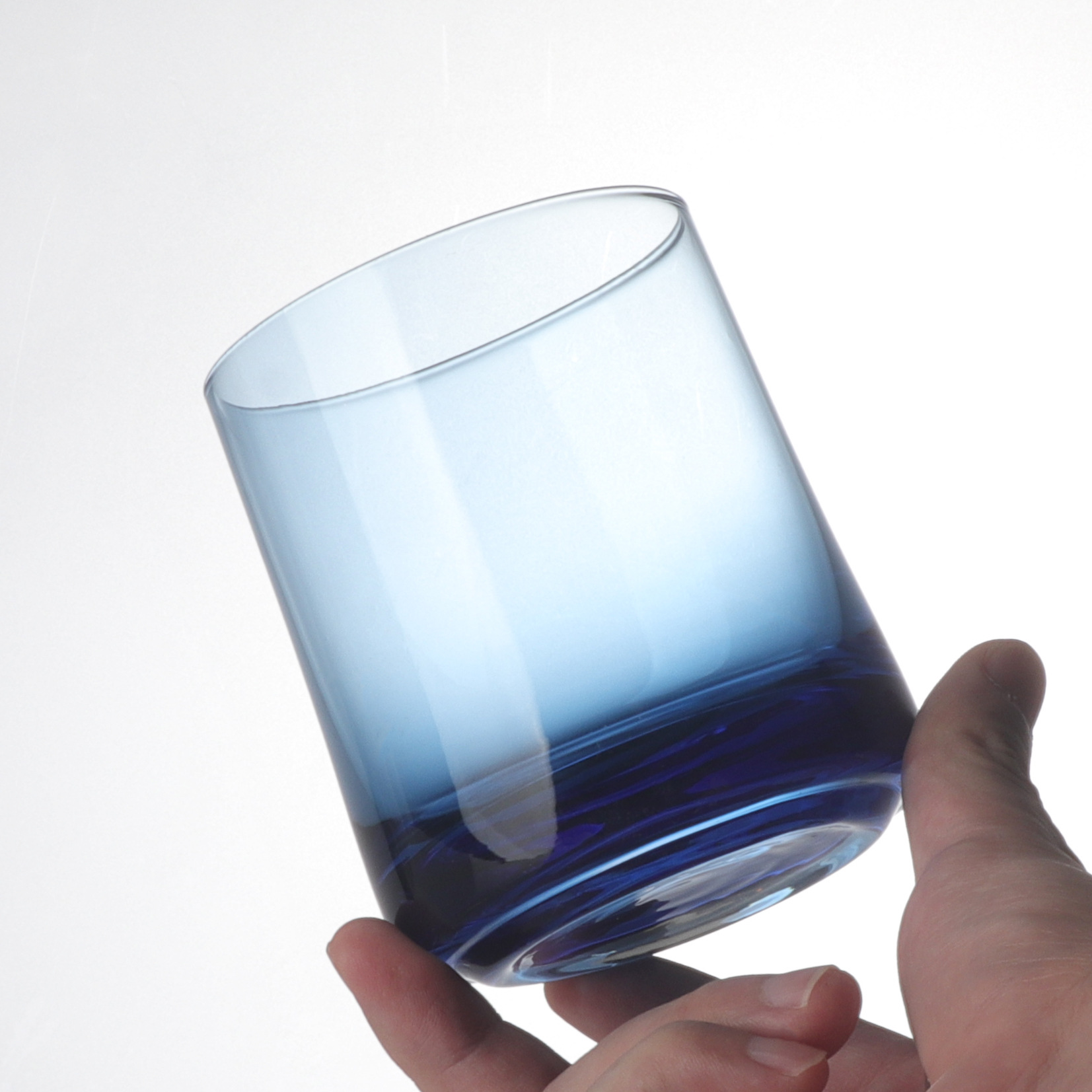 Household simple crystal glass mouthwash cup, inn water cup, washbasin cup, hotel room couple brushing cup, toothbrush cup Specification drawing