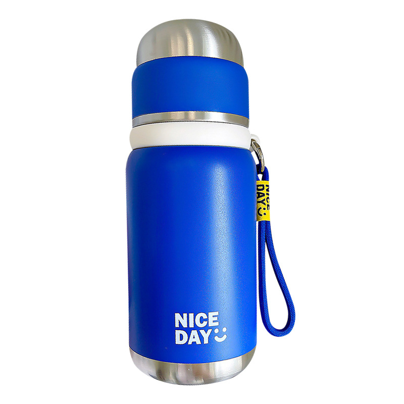 High appearance level for girls, large-capacity insulated cup, portable 316 stainless steel water cup for students, simple and ins thermos, easy to use Item Picture