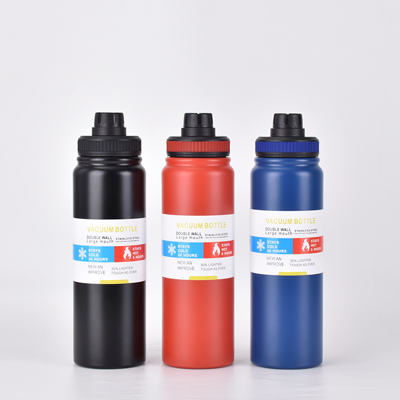 Cross-border 304 stainless steel insulated cup, large-capacity portable space sports water bottle, outdoor portable and simple mountaineering water bottle Application Scenario
