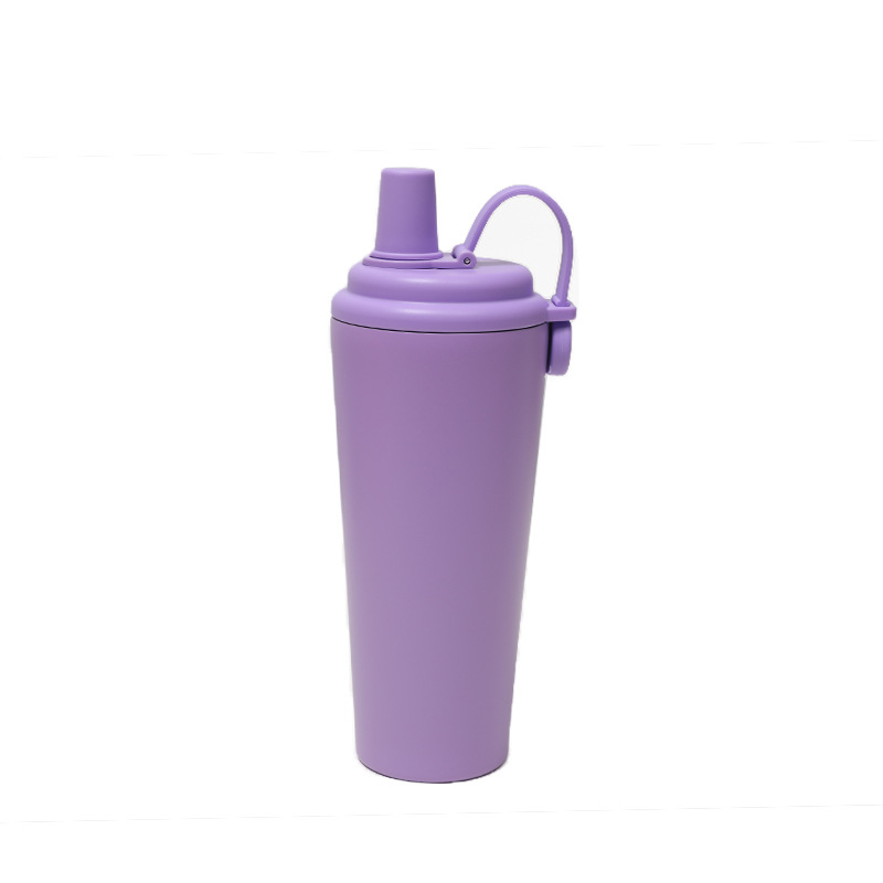Cross-border Amazon bestseller 304 stainless steel cup, car sports straw cup, portable magnetic hand-held insulated cup Item Picture