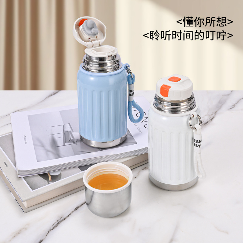 New high-appearation-level men's and women's insulated and cold-keeping cups, simple and high-end stainless steel insulated cups, office water cups, car cups full figure