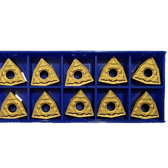 The manufacturer supplies CNC inserts WNMG080404/08-PM peach-shaped cylindrical turning inserts for hard alloy steel parts Item Picture