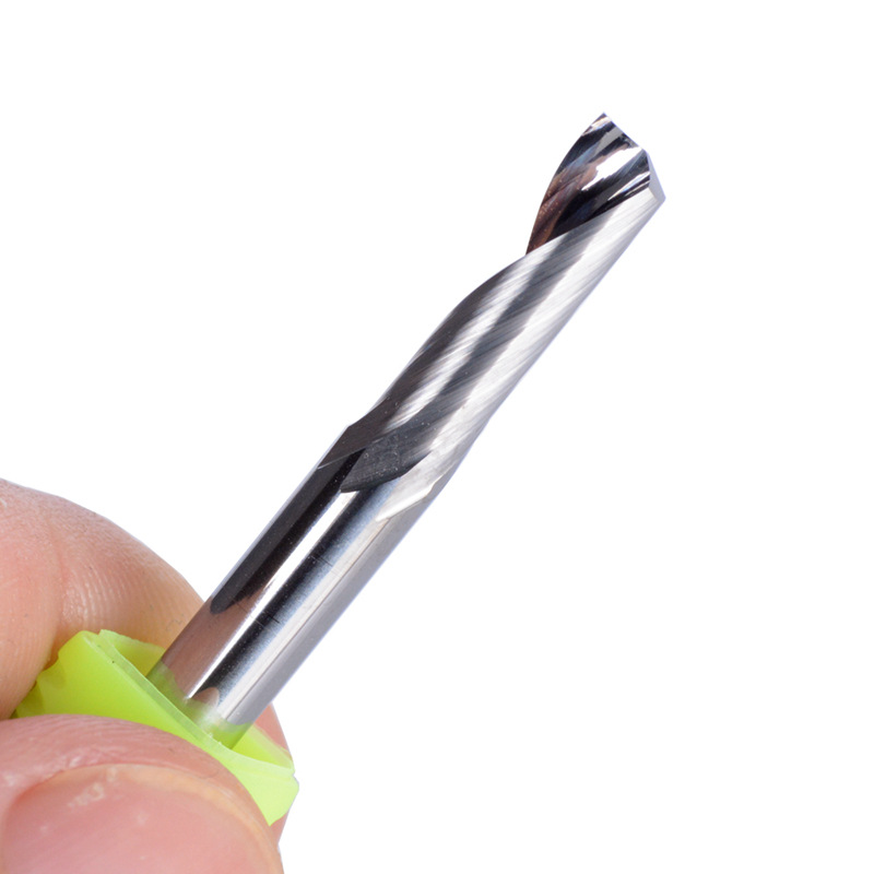 Imported tungsten steel 3.175-12mm single-edge aluminum milling cutter, aluminum plate and aluminum-plastic plate engraving cutter, CNC engraving tool Item Picture