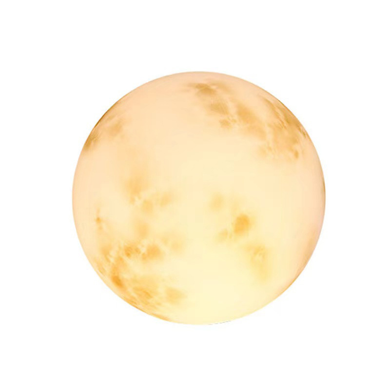 Moon lamp, outdoor atmosphere, lawn lamp, ground plug, waterproof decorative landscape, spherical floor lamp, solar garden lamp Item Picture