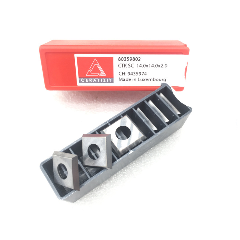 Luxembourg disposable alloy blade helical head special vertical milling four-sided blade, CNC blade Senla Tianshi Application Scenario