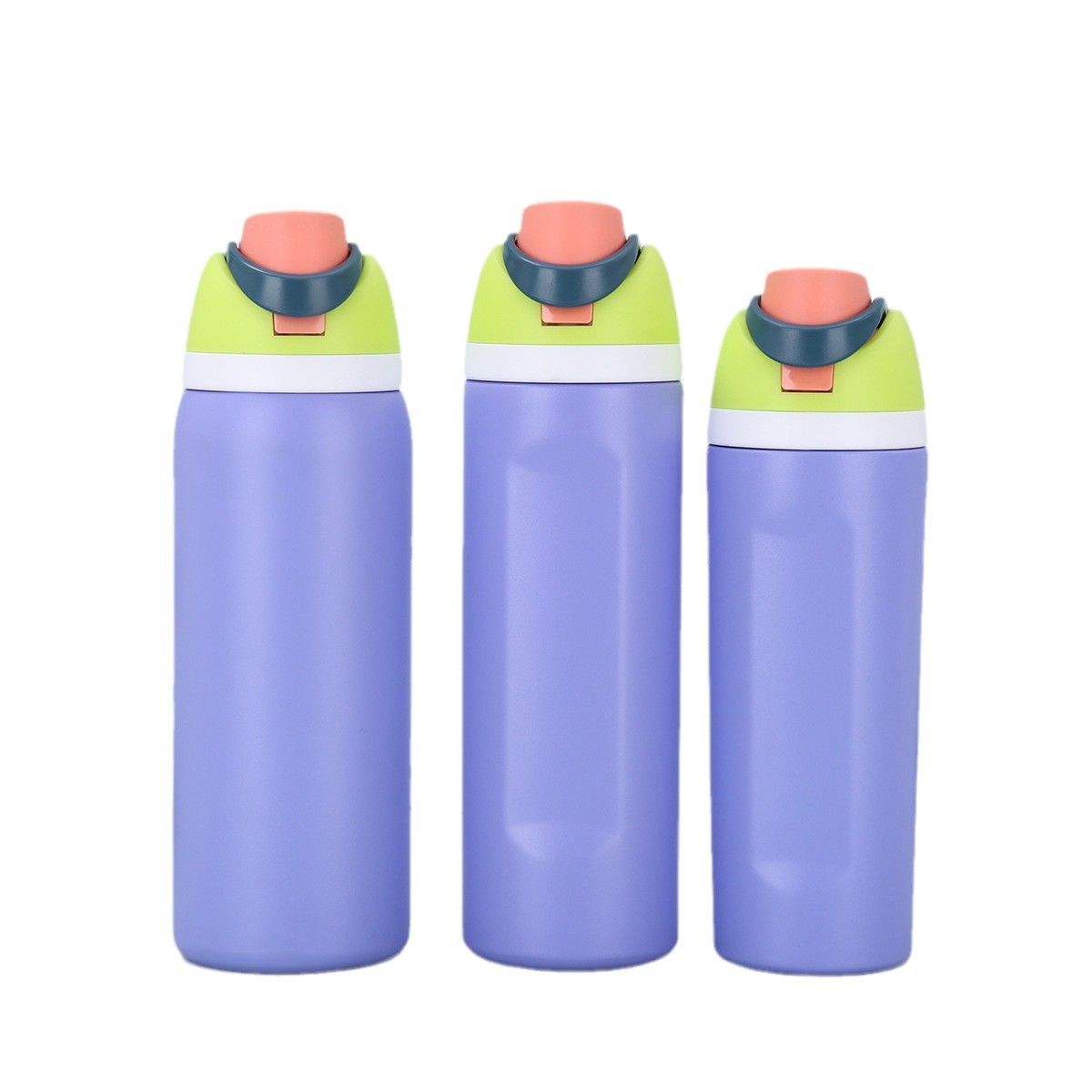 Cross-border new OWALA-style fruit cup, insulated cup, 304 stainless steel direct drinking car cup, handle sports water bottle Item Picture