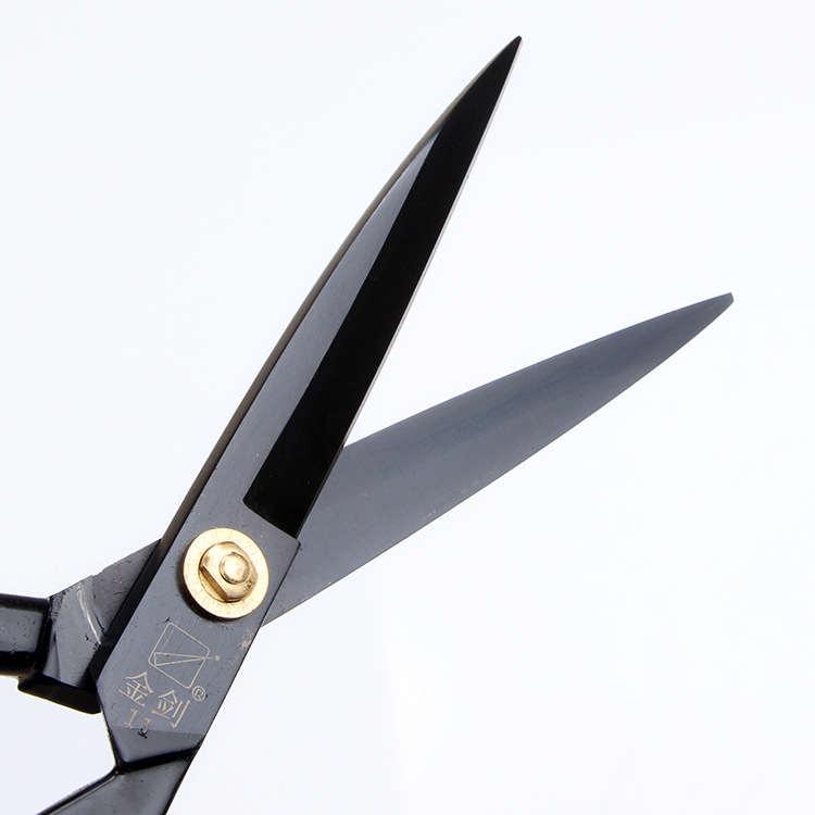 Jinjian Clothing Scissors Premium Black Steel Tailor Scissors 891011 12-inch Black Scissors Tailor Scissors Application Scenario