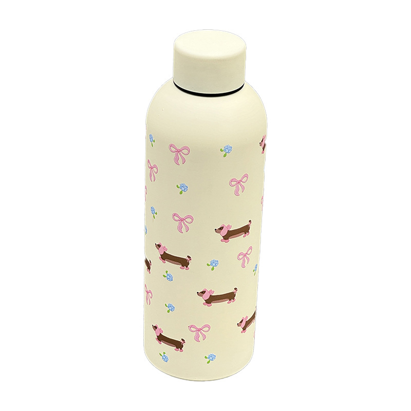 A new portable water cup for students, a stainless steel cup specially designed for school in 2024, a large-capacity insulated cup for girls Item Picture