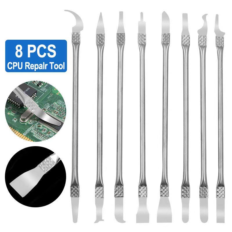 Tools for disassembling mobile phone motherboards, CPU chips, repair, disassembly scraper, engraving knife, thin blade, CPU prying knife, glue removal knife, blade full figure