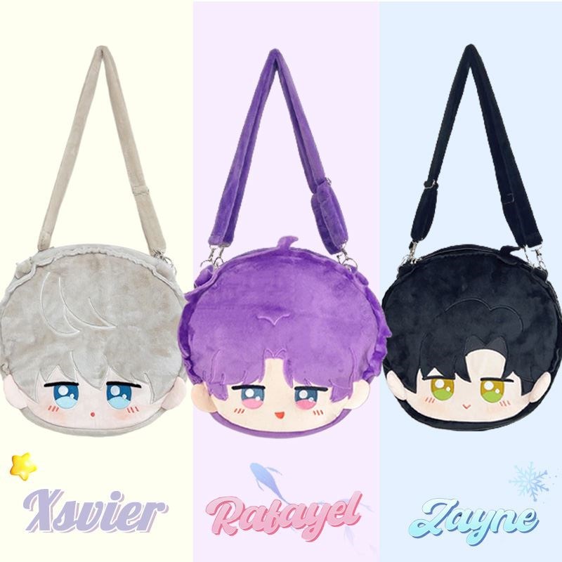 "Love and Deep Space Big Face Plush Bag Qi Yu Shen Xing Hui Li Shen Peripheral A Painful Backpack Folded Paper 2D Birthday Gift. full figure