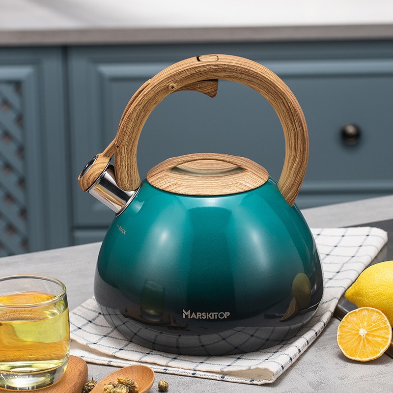 Cross-border wholesale of household gas stoves, induction cookers, stainless steel whistling gas kettles, commercial whistling kettle products Application Scenario