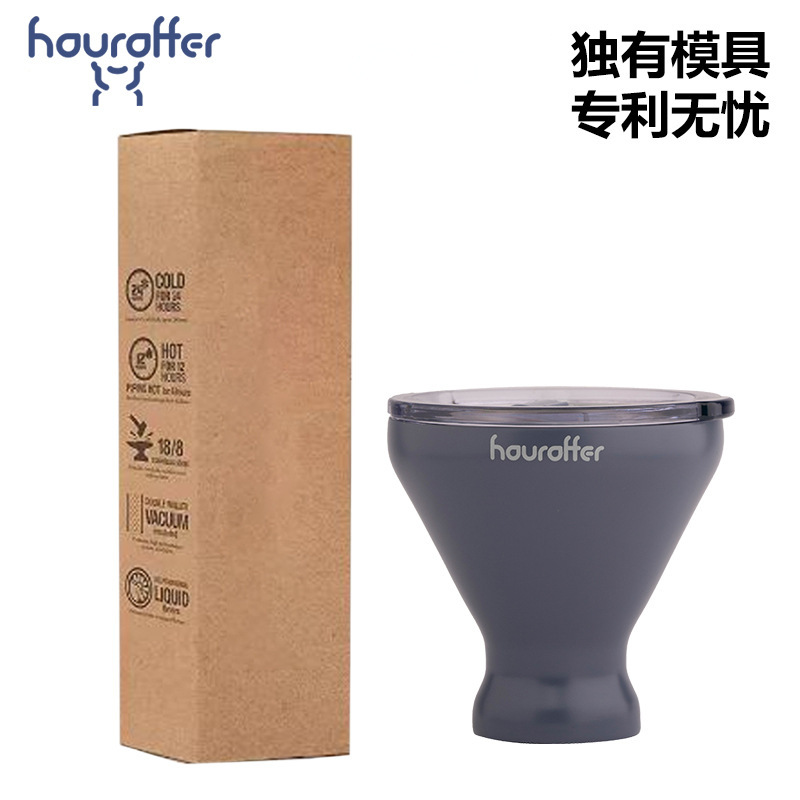 Double-layer 304 stainless steel Martini wine glasses, new Martini insulated cups, cocktail glasses, insulated cups Application Scenario