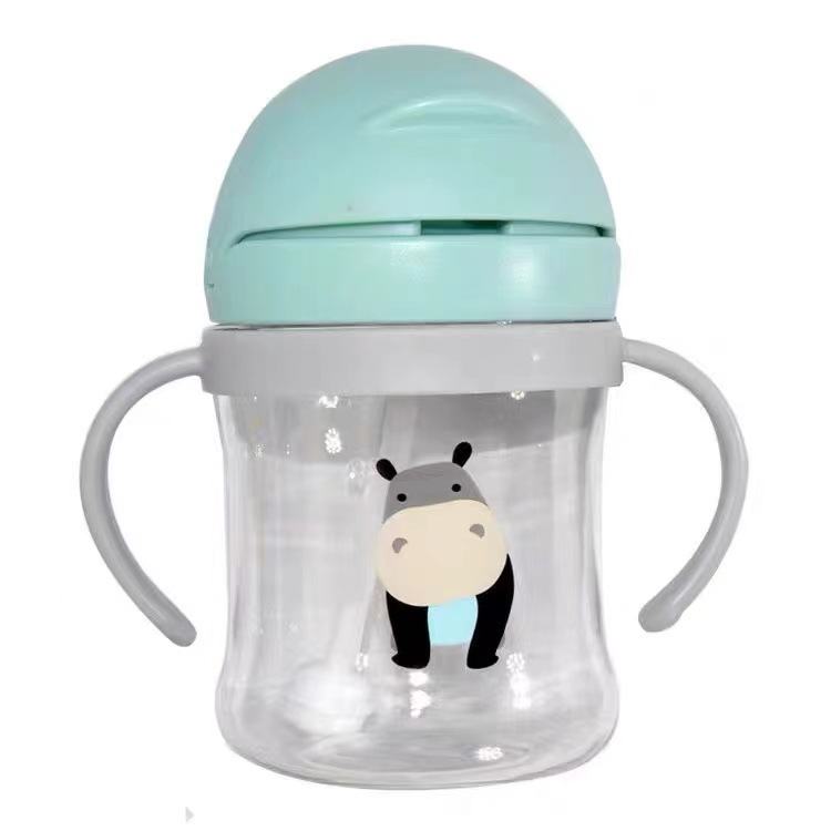 Children's straw cups, baby products, wholesale for foreign trade, kindergarten baby drinking cups, special water cups for infants Item Picture