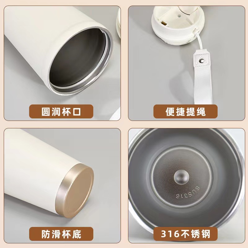 316 stainless steel insulated cup, ceramic inner liner, coffee cup, office gift cup, outdoor travel cup, car cup Application Scenario