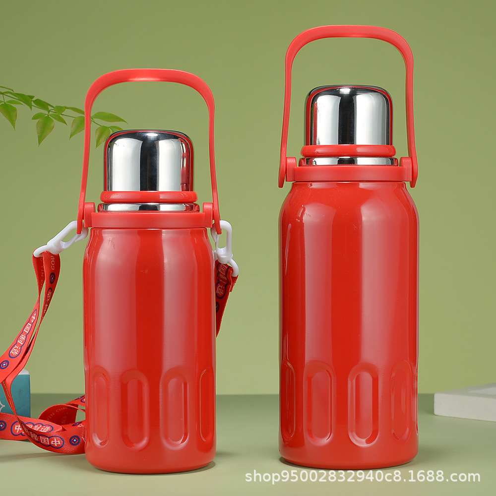 Coca-Cola 316 all-steel insulated cup, high appearance level, large-capacity water cup, portable stainless steel gift cup full figure