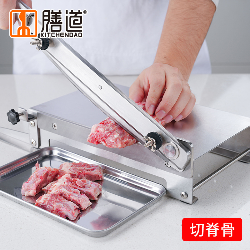 Guillotine knife for household bone cutting, commercial chicken and duck rib cutting, medicinal herb slicing machine, bone cutting machine Specification drawing