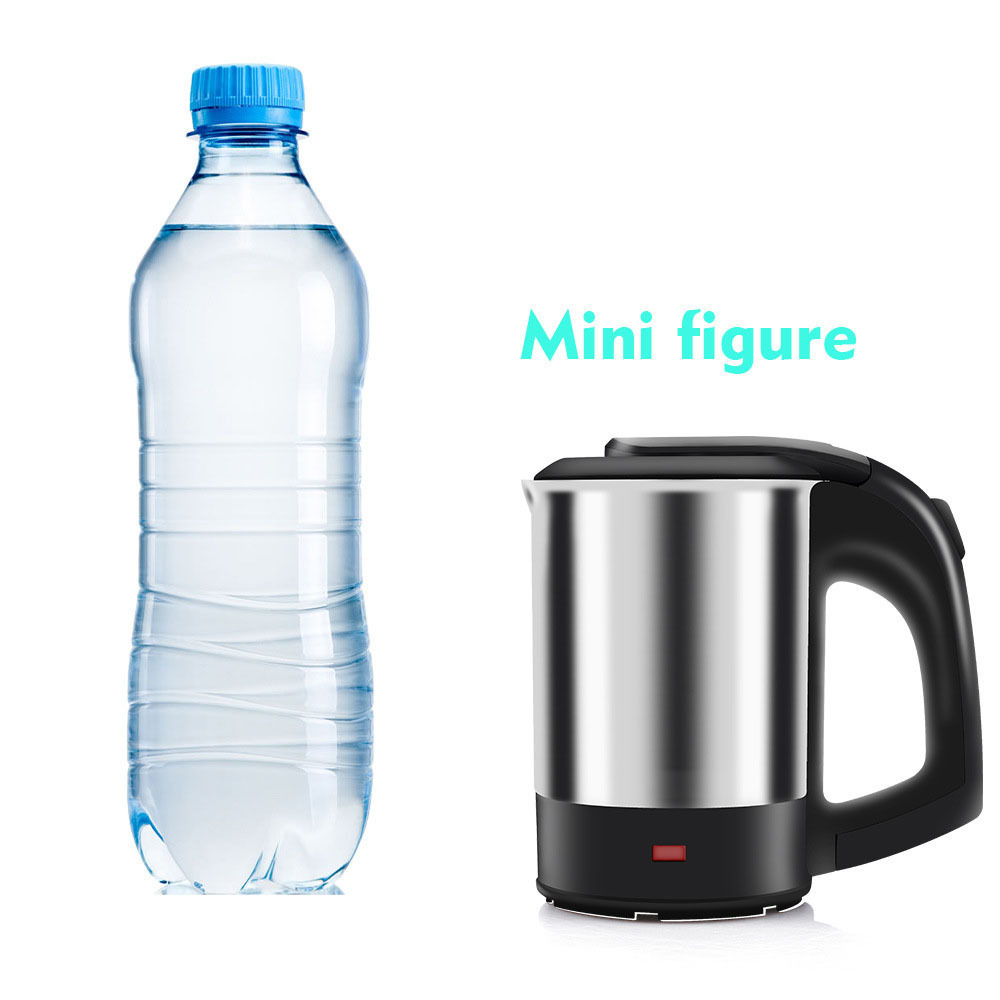 Household portable electric kettle, European standard stainless steel kettle, automatic power-off anti-dry kettle Specification drawing