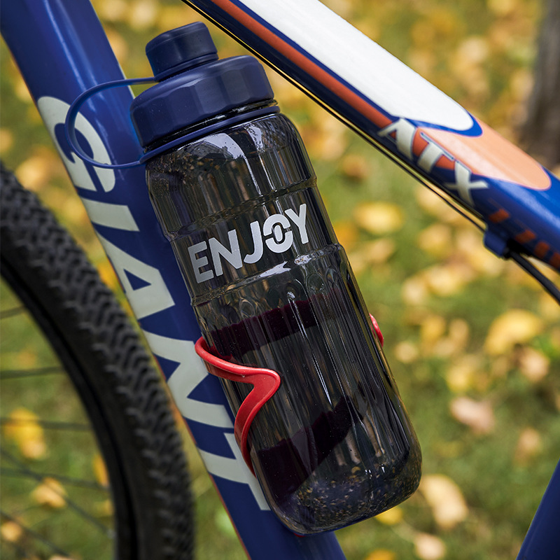 Fuxing large-capacity fitness sports water bottle, plastic cup with high appearance level, men's water cup, portable anti-drop transparent space cup Specification drawing