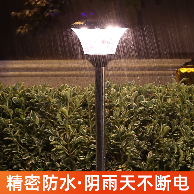 2025 Cross-border Project Payment outdoor solar lawn lights, household waterproof led garden lights, solar ground plug lights Application Scenario
