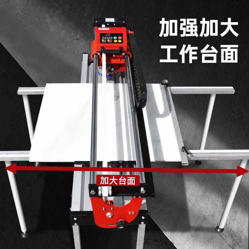 Womalong multi-functional fully automatic countertop tile cutting machine, manual push knife, 45-degree chamfering device for marble undefined