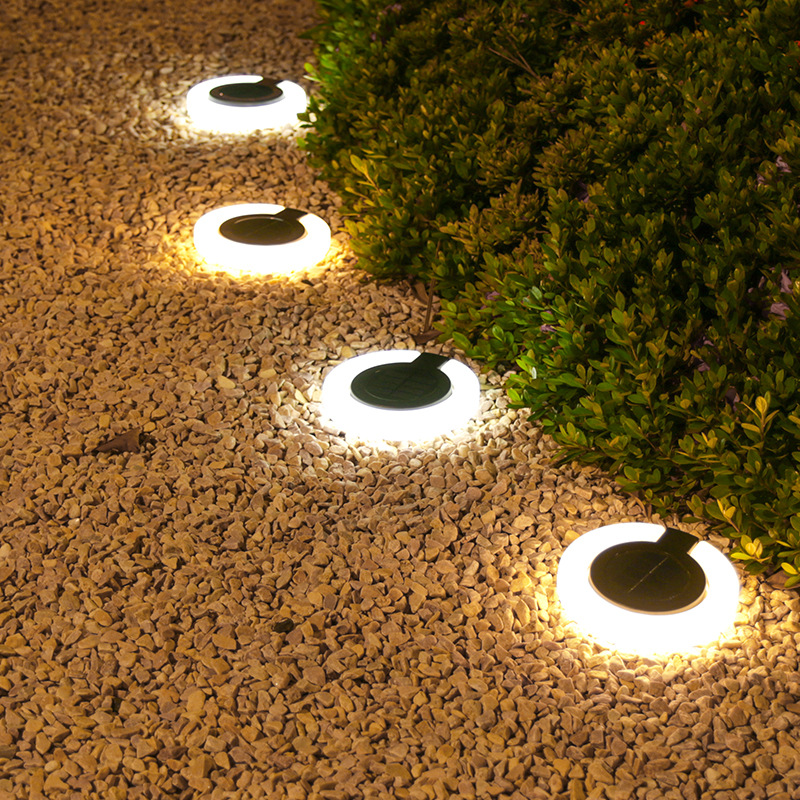 Solar-powered ground lights, outdoor waterproof, outdoor balcony garden ambient lights, decorative staircase steps, night lights Specification drawing