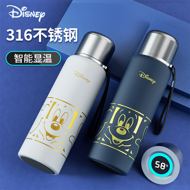 Disney official smart children's insulated cup, special water bottle for primary school students to go to school, 316 all-steel direct drinking water cup full figure