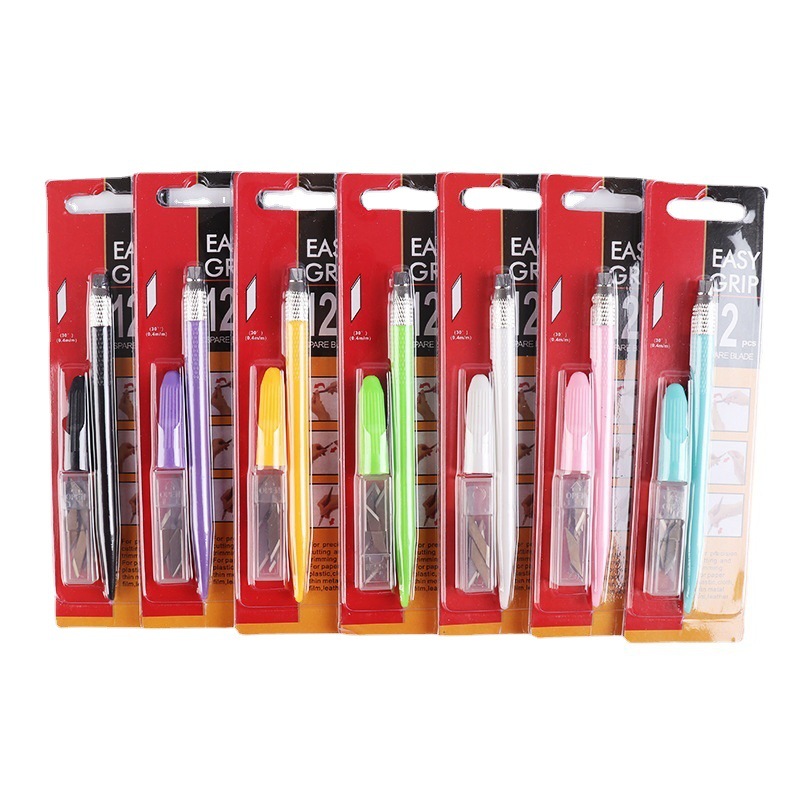 30° pen knife with knife cap, cutting knife, rubber brick carving and engraving knife, film application engraving knife, model making tool knife in stock Application Scenario