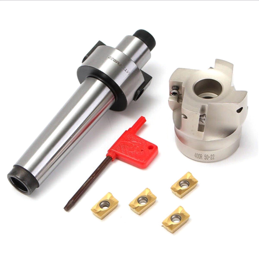 MT2-FMB22-M10+400R 50-22 cutter head +10pcs T1604 blade set Specification drawing