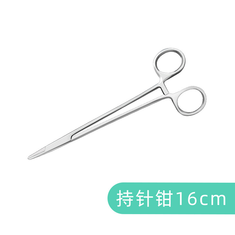 Medical needle holders, needle clamps, surgical suturing devices, double eyelid dental stainless steel needle holders for thick and thin needles undefined