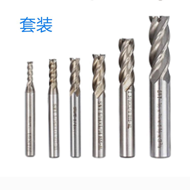 SWT milling cutter, Southwest Imperial straight shank end mill, four-edge Imperial milling cutter, super-hard white steel straight shank end mill, 1/8mm Item Picture