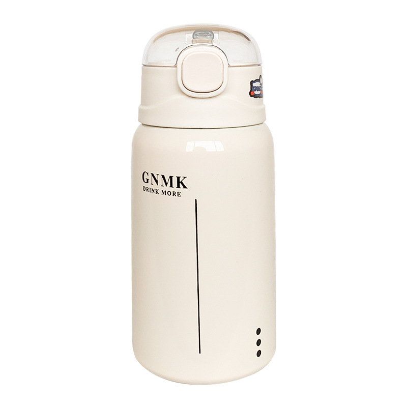 The new portable cup for girls on Instagram is compact and has a high level of appearance. It is a simple stainless steel insulated cup with a straws for girls Item Picture