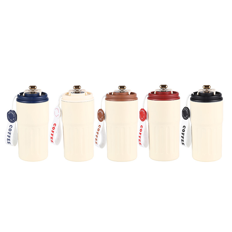 High-appearation-level smart temperature-displaying coffee cup that won't break when dropped, large-capacity water insulated cup, student water cup, car and outdoor cup Item Picture
