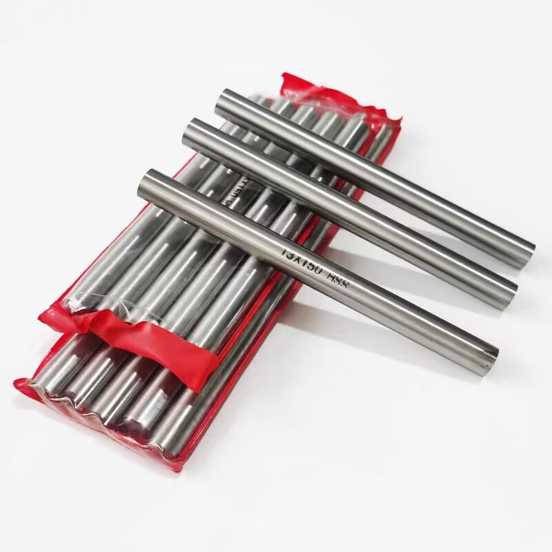 Hardened high-speed steel white steel bar, round turning tool, round bar, white steel punch, 1 1.1, 2 5.5, 10.5-150 in length Specification drawing