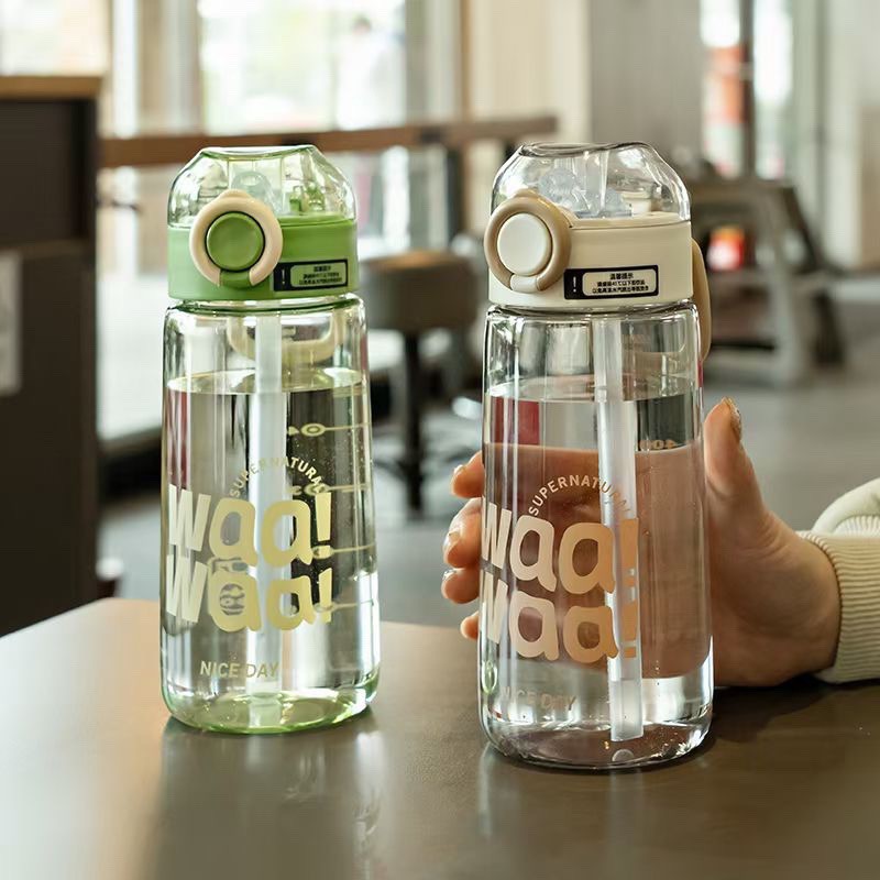 Yitong 6113 new transparent hand-held portable plastic cup, a water cup for outdoor travel, mountain climbing and sightseeing details Picture