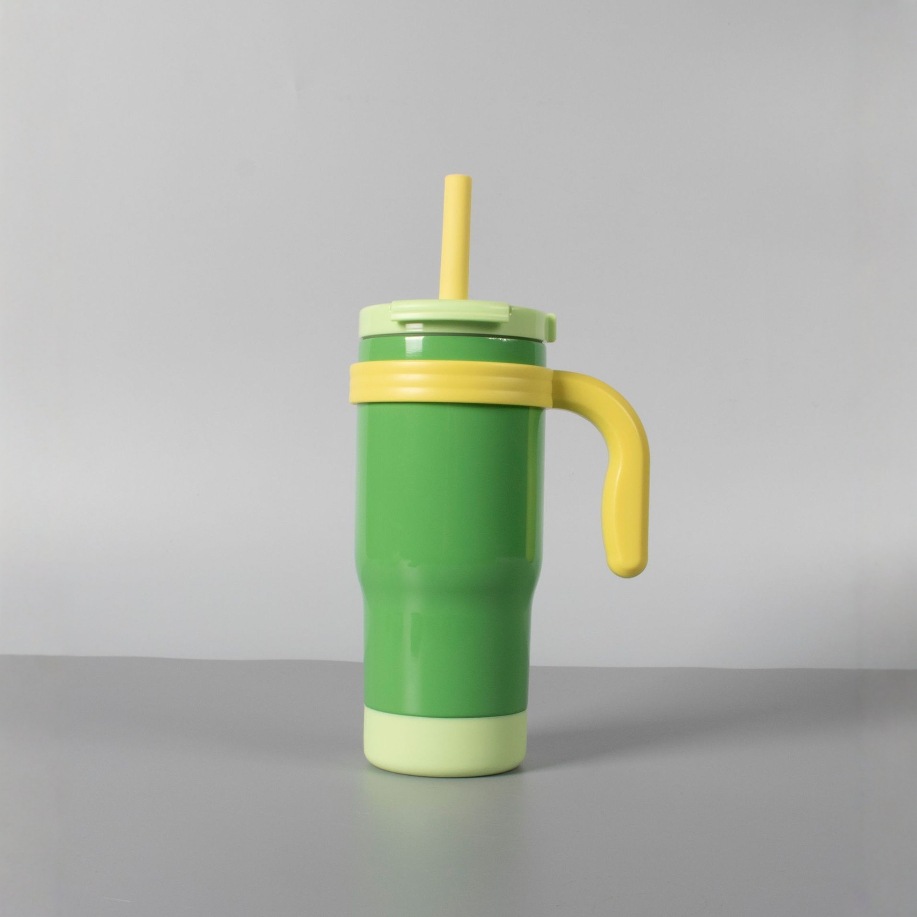 houroffer Amazon's best-selling reduce handle cup, double-layer insulated cup with straw, 20oz car cup Application Scenario