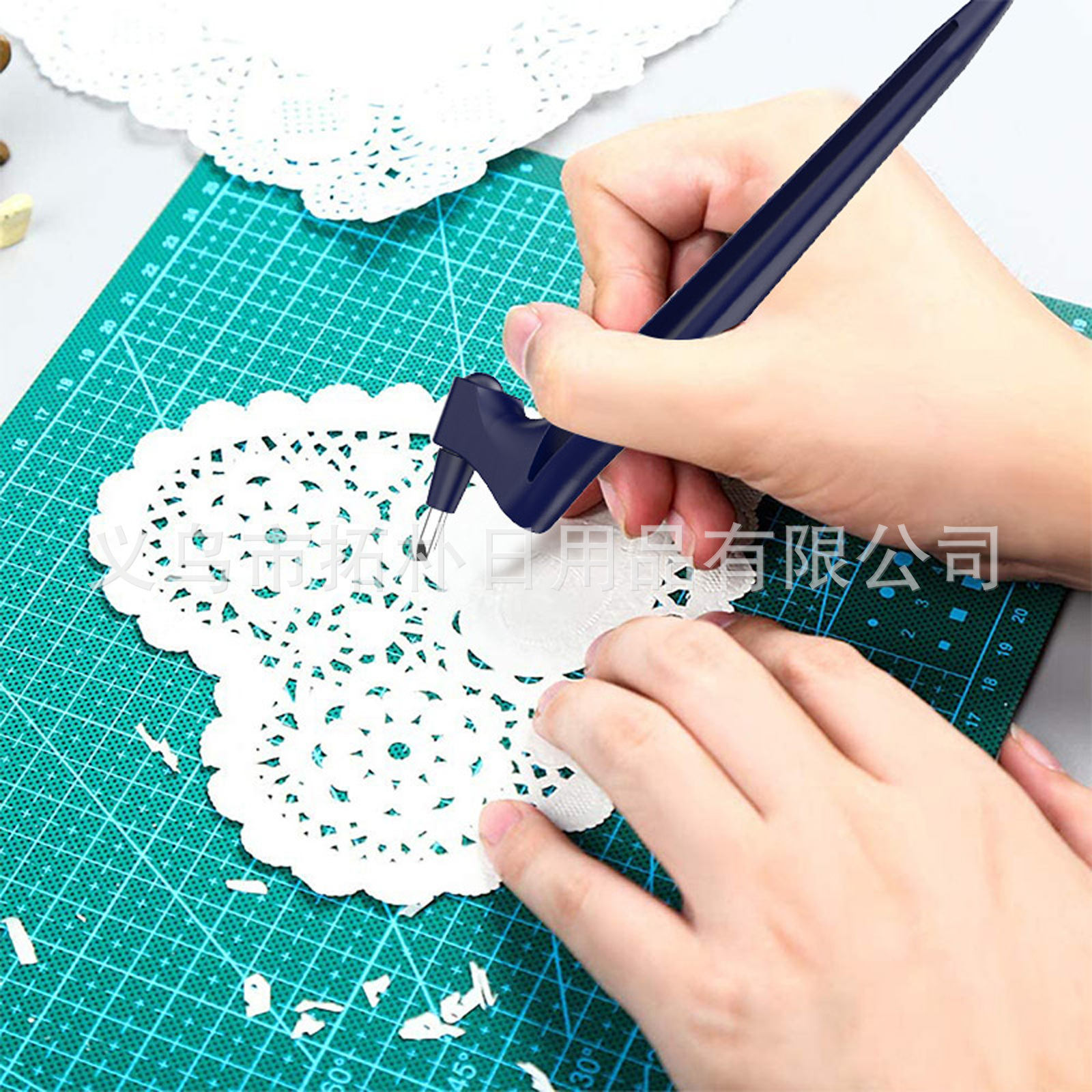 Craft Cutting Tools Paper cutting knife Cutting tools Hand-held engraving knife 360-degree rotating utility knife Specification drawing
