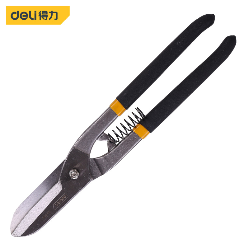 Deli heavy-duty iron sheet shears, industrial shears, stainless steel plate shears, metal wire large shears, tinplate shears Item Picture