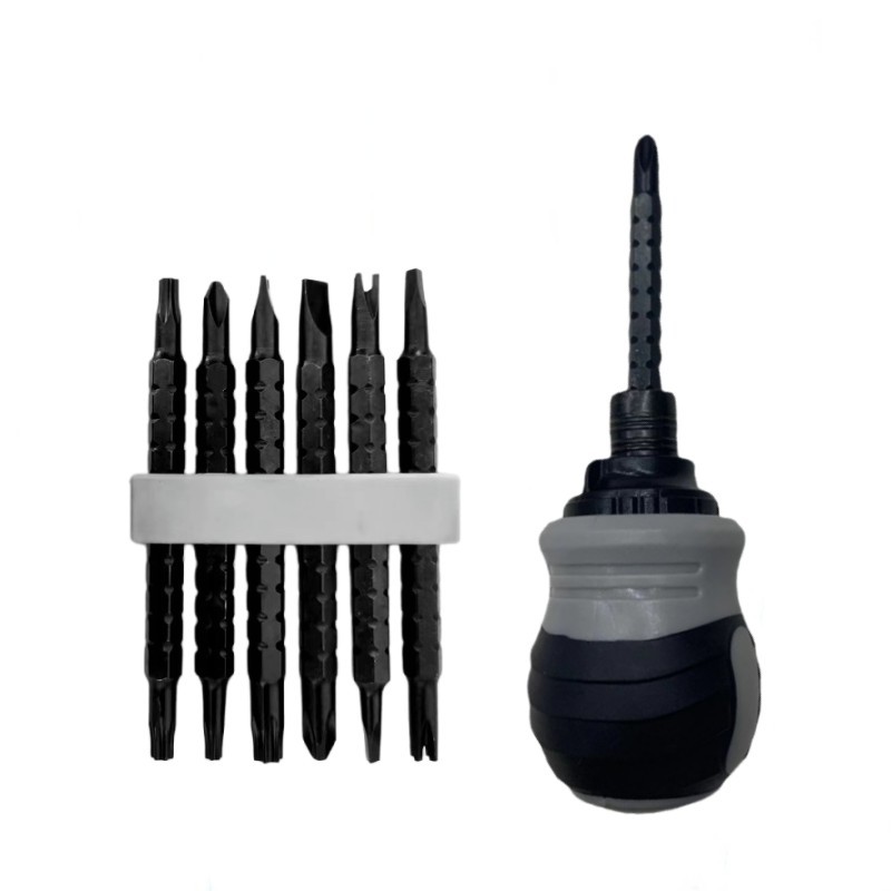 Ratchet screwdriver, screwdriver screwdriver, telescopic cross, multi-angle adjustable hex socket, plum blossom screwdriver manufacturer supply undefined