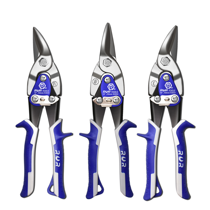 Factory stock of aviation shears, chromium-vanadium alloy steel, labor-saving desktop keel shears, multi-functional industrial-grade iron sheet shears wholesale Item Picture