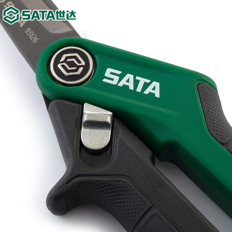 Shida Electric Scissors, multi-functional professional scissors, industrial-grade powerful scissors, heavy-duty scissors, extended band spring 93125A Specification drawing