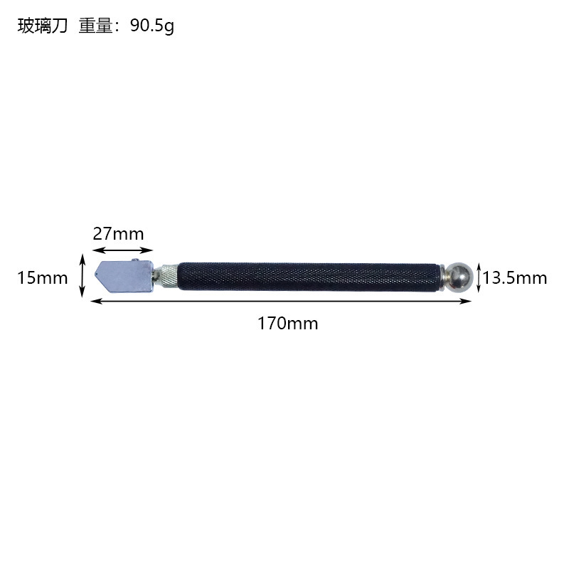 Glass knife, compass knife, multi-functional and multi-purpose roller type circular cutting knife, range hood hole opener, circular cutting knife, circular cutting knife Application Scenario