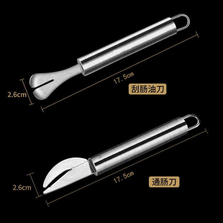 Stainless steel intestinal knife, a special intestinal opener for poultry, a two-in-one intestinal flipping tool, and an intestinal breaking knife Application Scenario