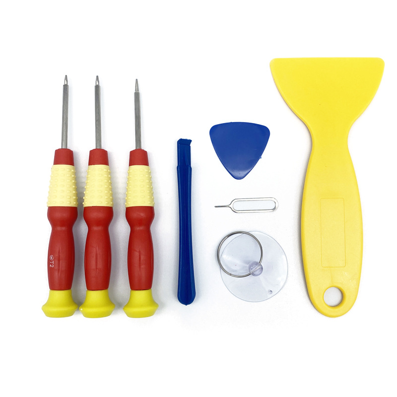 Mobile phone disassembly screwdriver set, screen repair and battery removal tools 5-piece set, 10-piece set, Apple delivery package Application Scenario